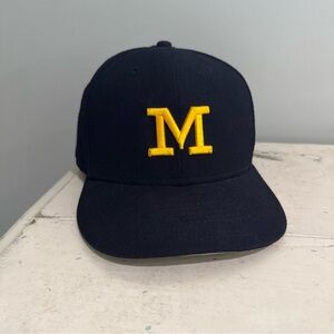 University Of Michigan Wolverines Nike Jordan Jumpman Logo Hat - Sz. 7 1/8